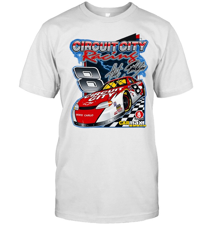 Circuit City Racing 8 Monte Carlo Chevrolet Carmax Kendall NASCAR racing Classic Men's T-shirt