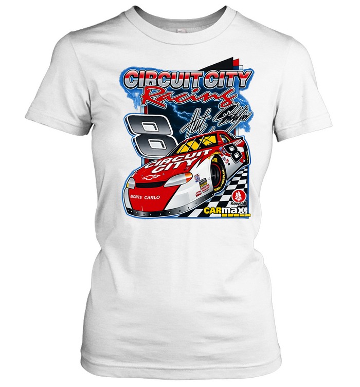 Circuit City Racing 8 Monte Carlo Chevrolet Carmax Kendall NASCAR racing Classic Women's T-shirt