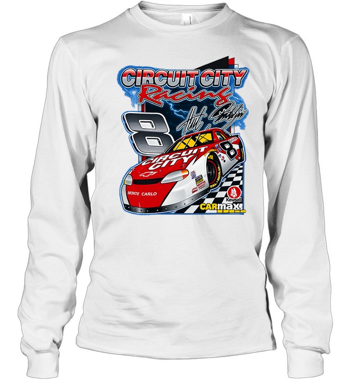 Circuit City Racing 8 Monte Carlo Chevrolet Carmax Kendall NASCAR racing Long Sleeved T-shirt