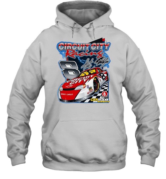 Circuit City Racing 8 Monte Carlo Chevrolet Carmax Kendall NASCAR racing Unisex Hoodie