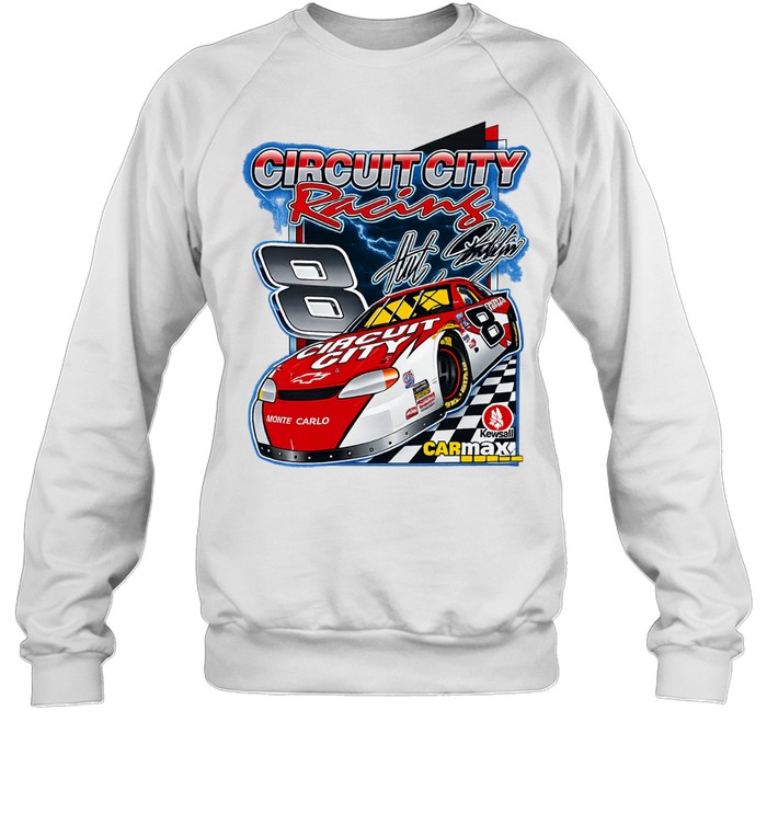 Circuit City Racing 8 Monte Carlo Chevrolet Carmax Kendall NASCAR racing Unisex Sweatshirt
