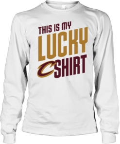 Cleveland Cavaliers This Is My Lucky Long Sleeved T-shirt