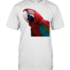 CloseUp Of A Green Winged Macaw Parrot Classic Men's T-shirt