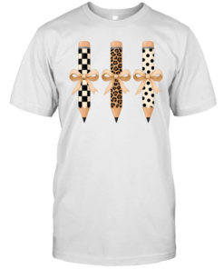 Cute Coquette Bow Pencils Classic Men's T-shirt