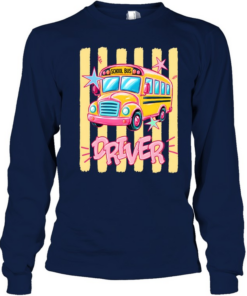 Cute School Bus Driver Long Sleeved T-shirt