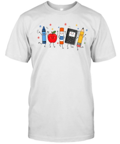 Cute School Supplies Classic Men's T-shirt