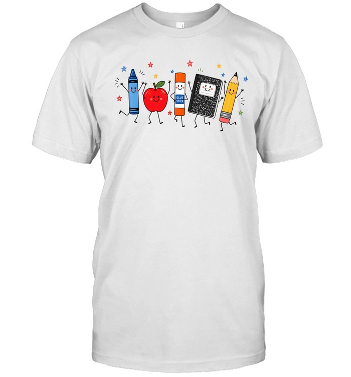Cute School Supplies Classic Men's T-shirt