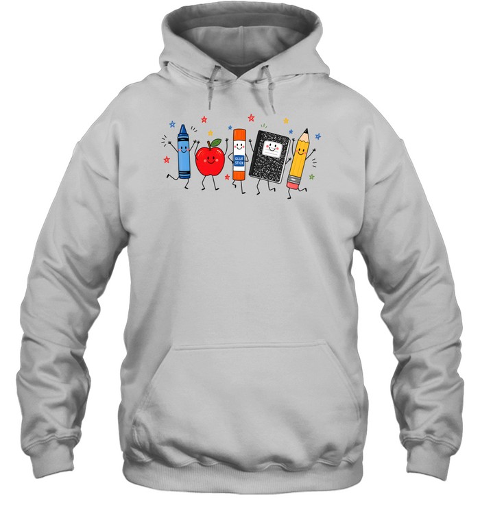 Cute School Supplies Unisex Hoodie