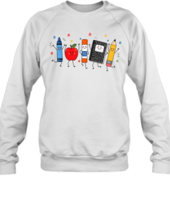 Cute School Supplies Unisex Sweatshirt