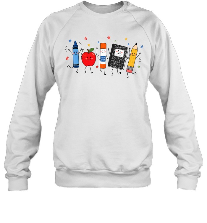Cute School Supplies Unisex Sweatshirt
