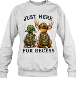 Cute Woodland Duck Deer Back To School Unisex Sweatshirt