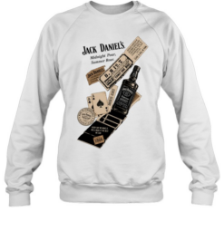 Daniel’s midnight pour summer roar Old No 7 1866 playing cards  Unisex Sweatshirt