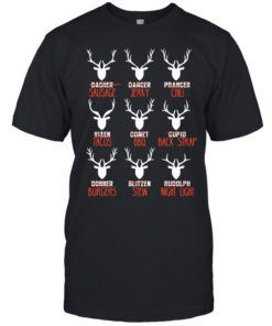 Dasher Dancer Prancer Vixen Moscato  Classic Men's T-shirt