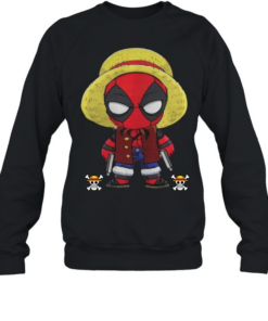Deadpool Luffy Funny One Piece Unisex Sweatshirt