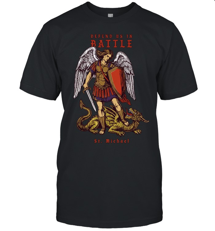 Defend us in Battle St Michael Classic Men's T-shirt