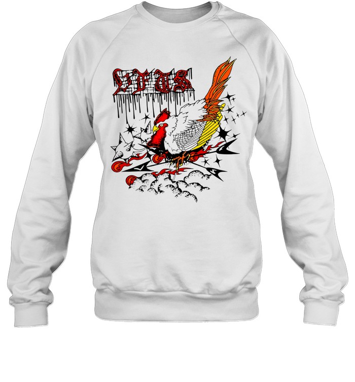 Dfts Rooster and Stars graphic streetwear Unisex Sweatshirt