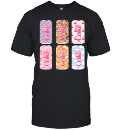 Diet Coke Coquette Aesthetic Pastel Pattern  Classic Men's T-shirt