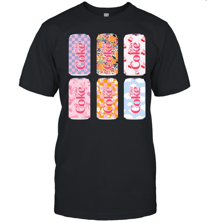 Diet Coke Coquette Aesthetic Pastel Pattern Classic Men's T-shirt