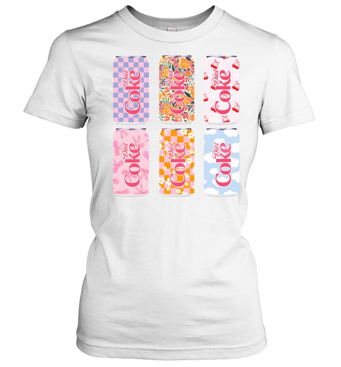 Diet Coke Coquette Aesthetic Pastel Pattern Classic Women's T-shirt