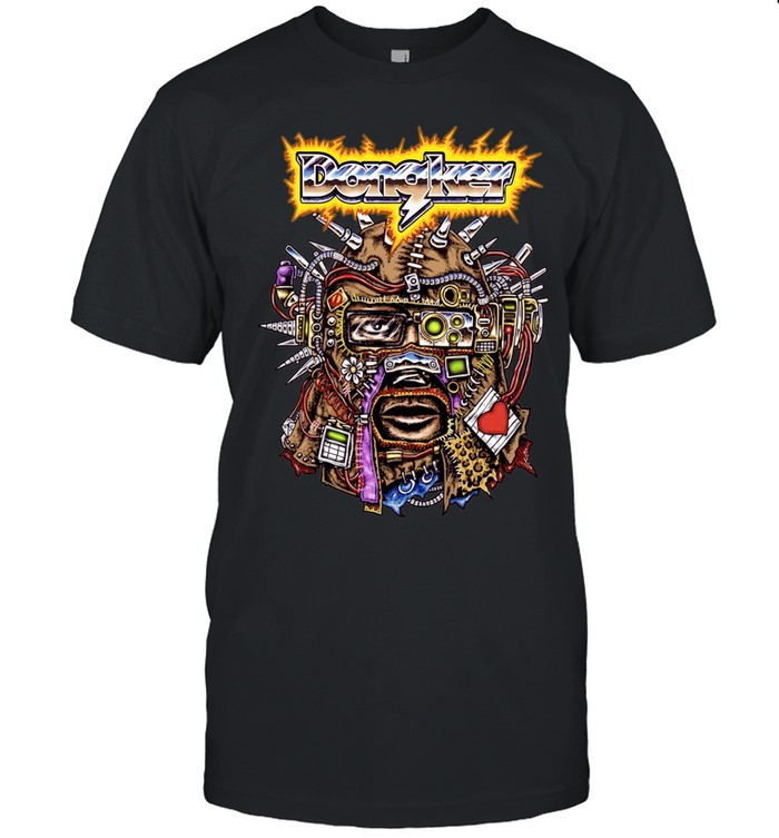 Dongkey Cybernetic Mask cyberpunk futuristic Classic Men's T-shirt