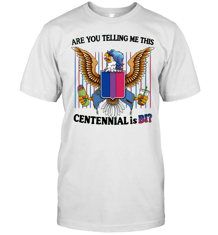 Eagle bisexual pride shield are you telling me this centennial is bi Classic Men's T-shirt