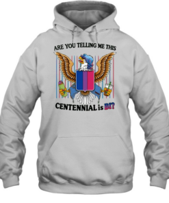 Eagle bisexual pride shield are you telling me this centennial is bi Unisex Hoodie