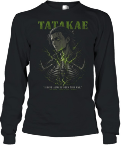 Eren Yeager Attack On Titan Tatakae Season 4 Long Sleeved T-shirt