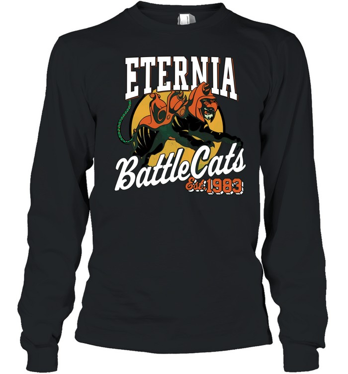 Eternia Battle Cats Est 1983 Long Sleeved T-shirt