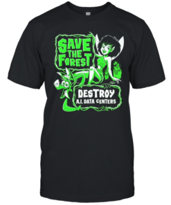 Fairy and goblin save the forest destroy AI data centers Classic Men's T-shirt