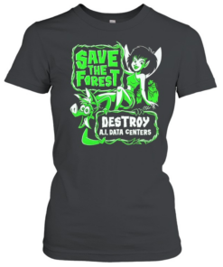Fairy and goblin save the forest destroy AI data centers  Classic Women's T-shirt