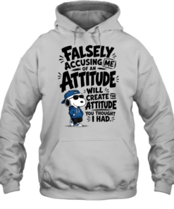 Falsely Accusing Me Of An Attitude Will Create The Attitude You Thought I Had Unisex Hoodie