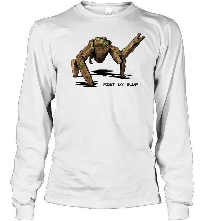 Fist My Bump Funny Gaming Golem Sarcastic Long Sleeved T-shirt