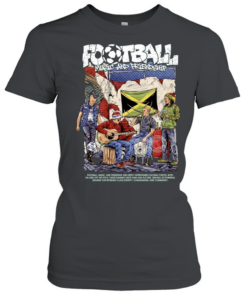 Football Music and Friendship soccer fans  Classic Women's T-shirt
