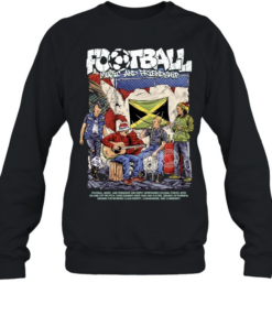 Football Music and Friendship soccer fans  Unisex Sweatshirt