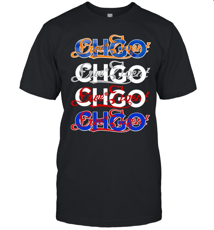Free Agent x CHGO Logo Chicago sports Classic Men's T-shirt