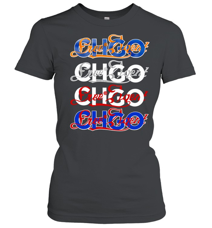 Free Agent x CHGO Logo Chicago sports Classic Women's T-shirt