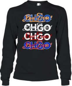 Free Agent x CHGO Logo Chicago sports Long Sleeved T-shirt