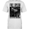 Free Speech Unless You Oppose a Fucking Genocide Classic Men's T-shirt