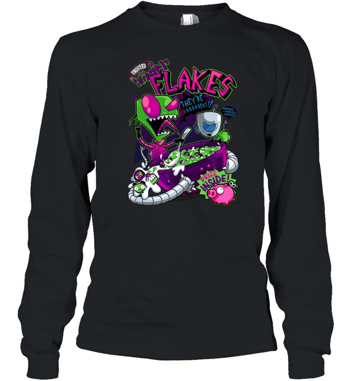 Frosted invader flakes they’re Long Sleeved T-shirt