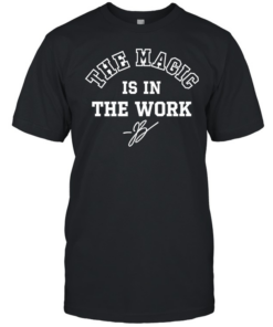 Funny Ben Stiller Jalen Brunson The Magic Is In The Work Signature Classic Men's T-shirt