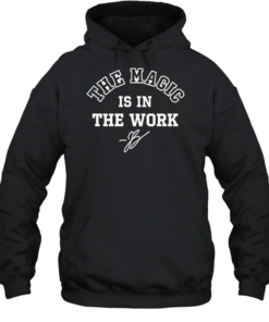Funny Ben Stiller Jalen Brunson The Magic Is In The Work Signature Unisex Hoodie