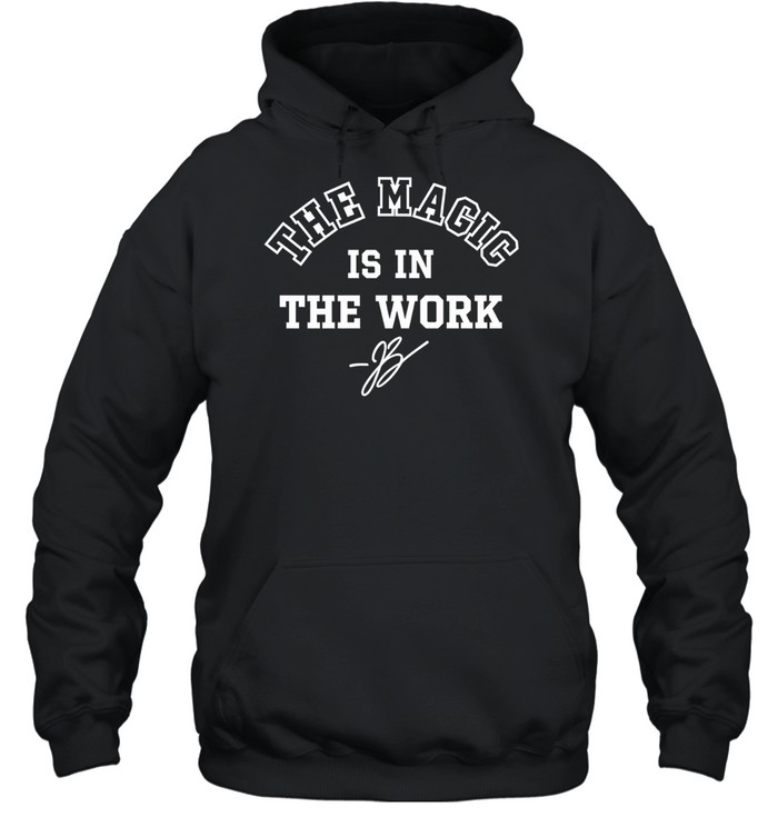 Funny Ben Stiller Jalen Brunson The Magic Is In The Work Signature Unisex Hoodie