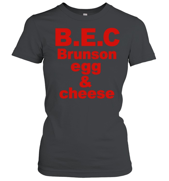 Funny Jalen Brunson Egg And Cheese Classic Women's T-shirt
