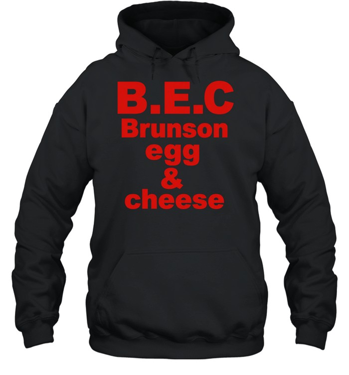 Funny Jalen Brunson Egg And Cheese Unisex Hoodie