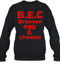 Funny Jalen Brunson Egg And Cheese Unisex Sweatshirt