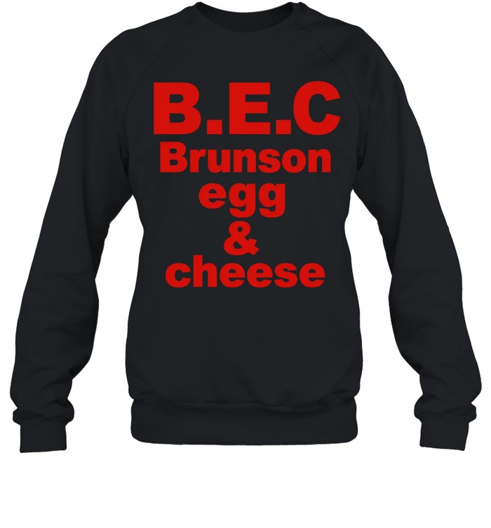 Funny Jalen Brunson Egg And Cheese Unisex Sweatshirt