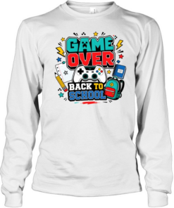Game Over Back To School Long Sleeved T-shirt
