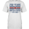 Good 250 Years 4th Of July 1176 2026 Patriotic Flag Retro  Classic Men's T-shirt
