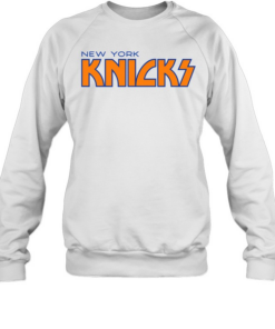 Good New York Knicks Kiss Logo Parody  Unisex Sweatshirt