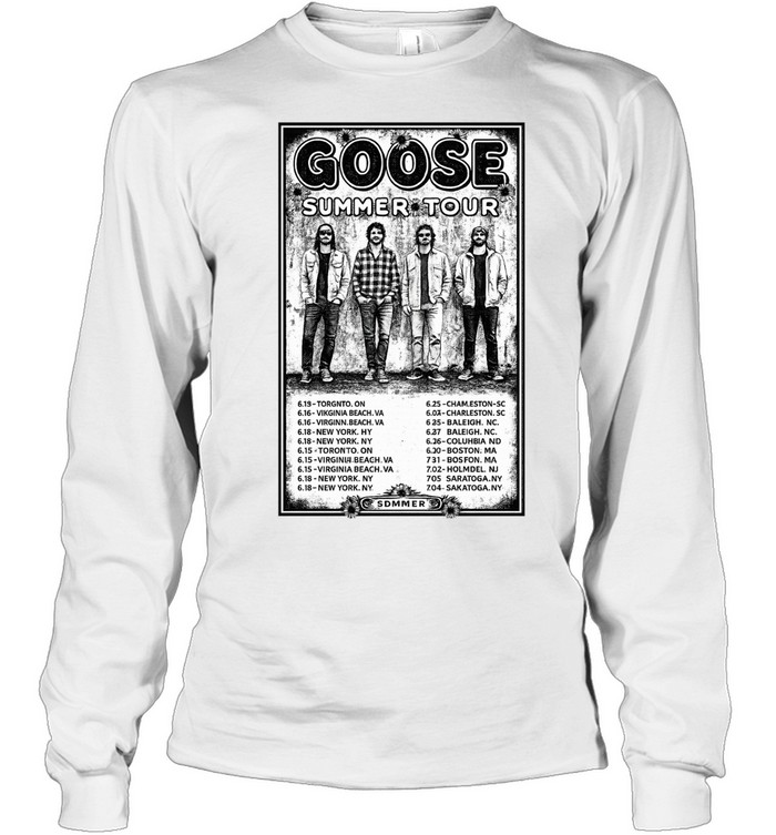 Goose Tour Summer 2026 Poster Long Sleeved T-shirt